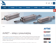 Tablet Screenshot of airnet.pl